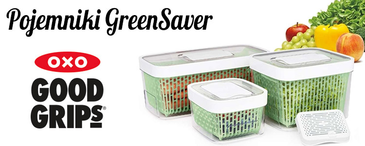 Pojemniki do przechowywania warzyw GreenSaver
