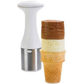 Pucharki i łyżki do lodów