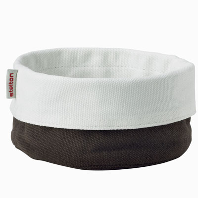 2 mini kosze na pieczywo brązowo-białe Stelton 1328