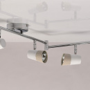 6-kierunkowy reflektor sufitowy w kolorach białym i beżowym w nowoczesnym stylu 542020706