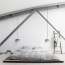 Abażur lampa Carmina mini Gradient Misty Grey UMAGE 02079