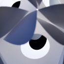 Abażur Orbital Kafti biały 006W