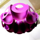 Abażur Oval Kafti czerwony 005R