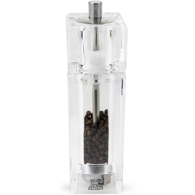 Akrylowy młynek do pieprzu z solniczką 15cm Peugeot Pontarlier PG-860501