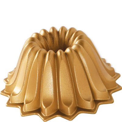 Aluminiowa forma do pieczenia babki Lotus Nordic Ware złota 84177