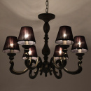 Antracytowa lampa sufitowa / wisząca MW-LIGHT Neoclassic 694010606