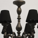 Antracytowa lampa sufitowa / wisząca MW-LIGHT Neoclassic 694010606