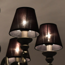 Antracytowa lampa sufitowa / wisząca MW-LIGHT Neoclassic 694010606