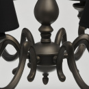 Antracytowa lampa sufitowa / wisząca MW-LIGHT Neoclassic 694010606