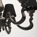 Antracytowa lampa sufitowa / wisząca MW-LIGHT Neoclassic 694010606