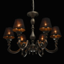 Antracytowa lampa sufitowa / wisząca MW-LIGHT Neoclassic 694010606