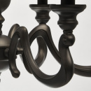 Antracytowa lampa sufitowa / wisząca MW-LIGHT Neoclassic 694010606