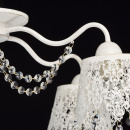 Ażurowa, delikatna biała lampa sufitowa Pauline MW-LIGHT Elegance 472011205