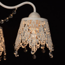 Ażurowa, delikatna biała lampa sufitowa Pauline MW-LIGHT Elegance 472011205