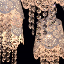 Ażurowa lampa sufitowa biała 8 żarówek MW-LIGHT Elegance 472010508