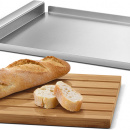 Bambusowa deska do chleba ze stalową tacą Panas Zack 20872