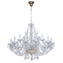 Bardzo duży żyrandol kryształowy na 18 żarówek Carolina MW-LIGHT Crystal 367012918