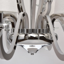 Bardzo duży żyrandol LED na 15 żarówek RegenBogen Megapolis 659011015