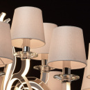 Bardzo duży żyrandol LED na 15 żarówek RegenBogen Megapolis 659011015