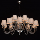 Bardzo duży żyrandol LED na 15 żarówek RegenBogen Megapolis 659011015