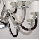 Bardzo duży żyrandol LED na 15 żarówek RegenBogen Megapolis 659011015