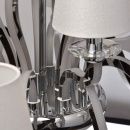 Bardzo duży żyrandol LED na 15 żarówek RegenBogen Megapolis 659011015