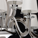 Bardzo duży żyrandol LED na 15 żarówek RegenBogen Megapolis 659011015