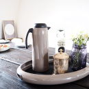 Beżowa, owalna taca do przenoszenia z uchwytami Spacy Wesco 322102-23