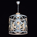 Biała ażurowa lampa sufitowa w rustykalnym stylu 249016905