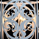 Biała ażurowa lampa sufitowa w rustykalnym stylu 249016905