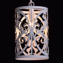 Biała ażurowa lampa wisząca w rustykalnym stylu 249016701