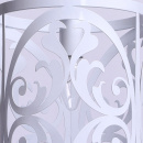 Biała ażurowa lampa wisząca w rustykalnym stylu 249016701