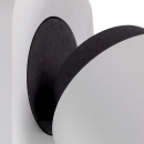 Biała lampa sufitowa halogenowa - 3 punkty regulowane 545020603