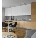 Biała lampa sufitowa halogenowa - 3 punkty regulowane 545020603