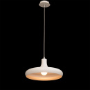 Biała lampa wisząca do restauracji - styl retro MW-LIGHT Megapolis 636010101