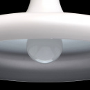 Biała lampa wisząca do restauracji - styl retro MW-LIGHT Megapolis 636010101