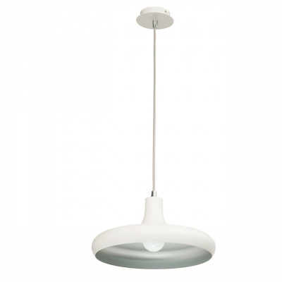 Biała lampa wisząca do restauracji - styl retro MW-LIGHT Megapolis 636010101