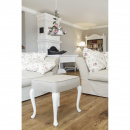 Biała lampa wisząca zdobiona kwiatami 421014101