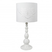 Biała lampka na stolik Lans Candellux 41-53855