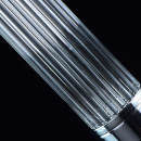 Biała lampka stołowa szkło i chrom MW-LIGHT Crystal 642031501