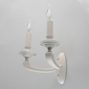 Biały, dwuramienny kinkiet  MW-LIGHT Neoclassic 700021502