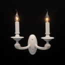 Biały, dwuramienny kinkiet  MW-LIGHT Neoclassic 700021502