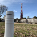 Biały kubek termiczny 500 ml z wewnętrzną powłoką ceramiczną Kyocera Twist Top MB-17SWH