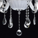 Biały żyrandol wiszący do salonu MW-LIGHT Elegance 483011208