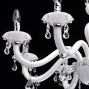 Biały żyrandol wiszący do salonu MW-LIGHT Elegance 483011208