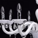 Biały żyrandol wiszący do salonu MW-LIGHT Elegance 483011208