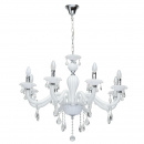 Biały żyrandol wiszący do salonu MW-LIGHT Elegance 483011208