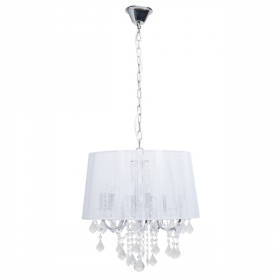 Biały żyrandol wiszący z kryształowym zdobieniem Federica MW-LIGHT 379017805