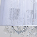 Biały żyrandol wiszący z kryształowym zdobieniem Federica MW-LIGHT 379017805