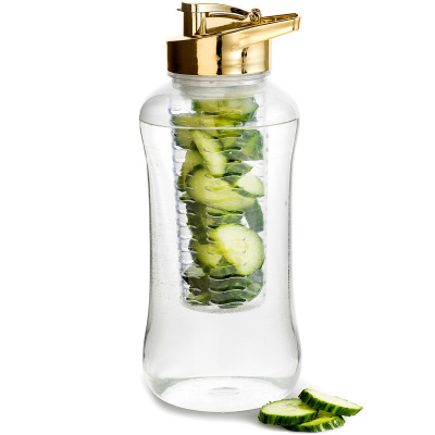 Bidon duży z pojemnikiem na owoce, złoty 1,8 Litra Fresh Sagaform SF-5017723